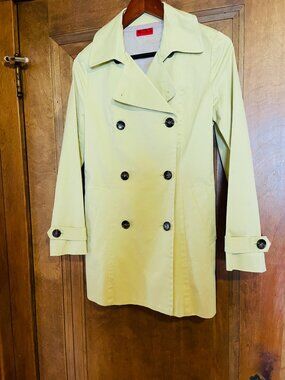Straight Slimline RENNY K Jacket, Pre-Owned Fashion Japan. Trench Coat, Fits S